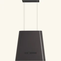 Hotte cuisine Silverline suspendue NEAT noir mat 50 cm