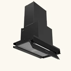 Hotte cuisine Silverline encastrable CELENO noir 60 cm