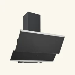 Hotte cuisine verticale Silverline LUKO verre trempé noir 90 cm
