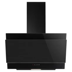 Hotte décorative GoodHome GHAG60LBNMl. 59,8 cm finition verre noir 527,6m³/h 69dB