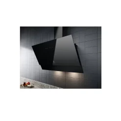 Hotte décorative inclinée 90cm 460m3/h noir Electrolux LFV429K