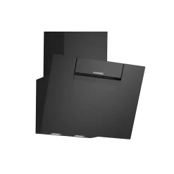 Hotte décorative inclinée 60cm 768m3/h noir Siemens LC67KFN60