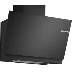 Hotte décorative inclinée 80cm 432m3/h noir Bosch DWK81AN60