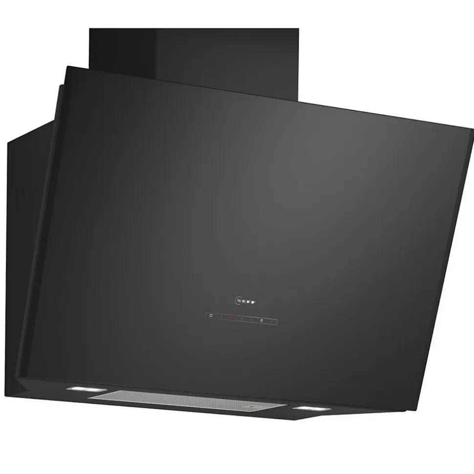 Hotte décorative inclinée 80cm 432m3/h noir Neff D88IAN2S0