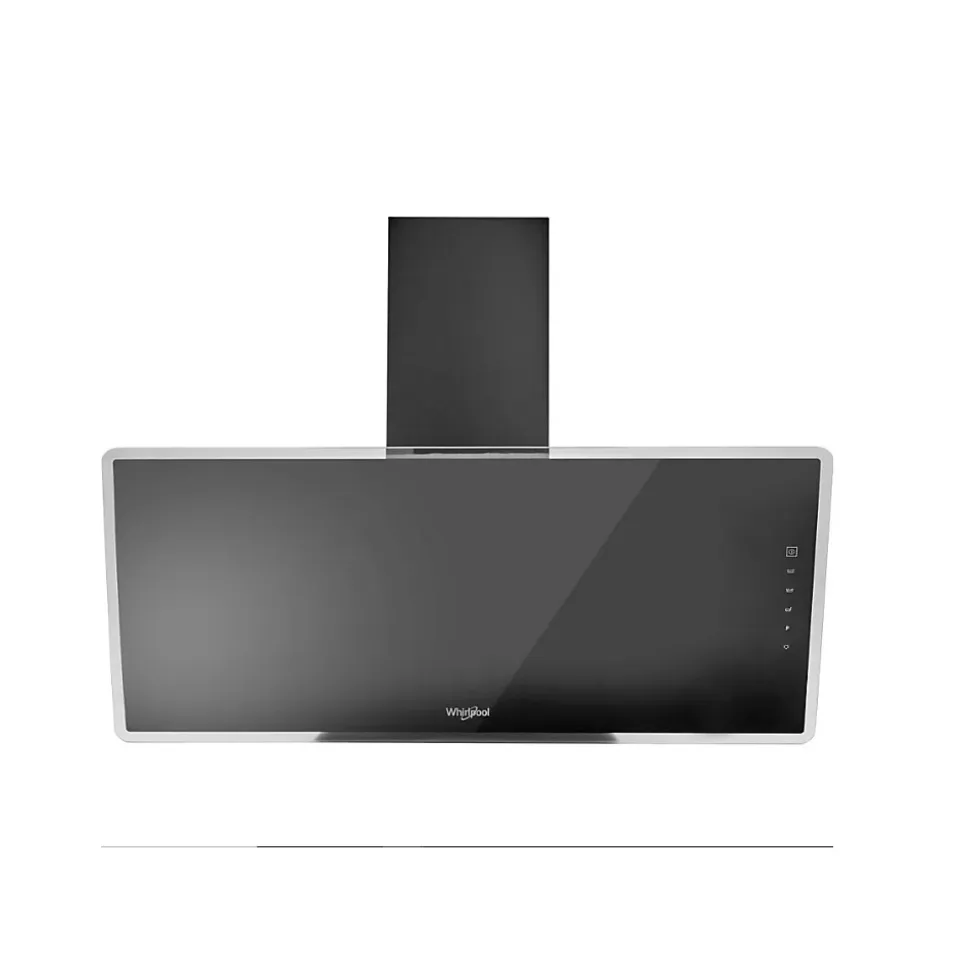 Hotte décorative inclinée 90cm 660m3/h noir Whirlpool WHVF93FLTK