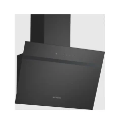 Hotte décorative inclinée 60cm 550m3/h noir Siemens LC65KDK60