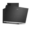 Hotte décorative inclinée 80cm 432m3/h noir Siemens LC81KAN60