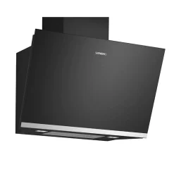 Hotte décorative inclinée 80cm 432m3/h noir Siemens LC81KAN60