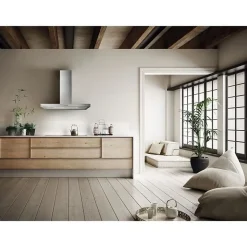 Hotte décorative inox CONTINENTAL EDISON CEHD9058S - 90 cm