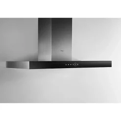 Hotte décorative murale 90cm 69db 713m3/h inox/noir Whirlpool AKR759/1IX