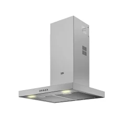 Hotte décorative murale 60cm 68db 613m3/h inox Beko BHCB61622BXH