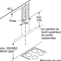 Hotte décorative NEFF, D64BBC0N0