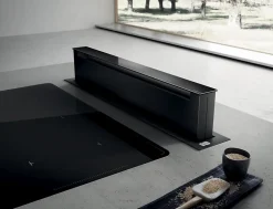 Hotte encastrable au plan de travail noir L. 90 cm Pandora Elica