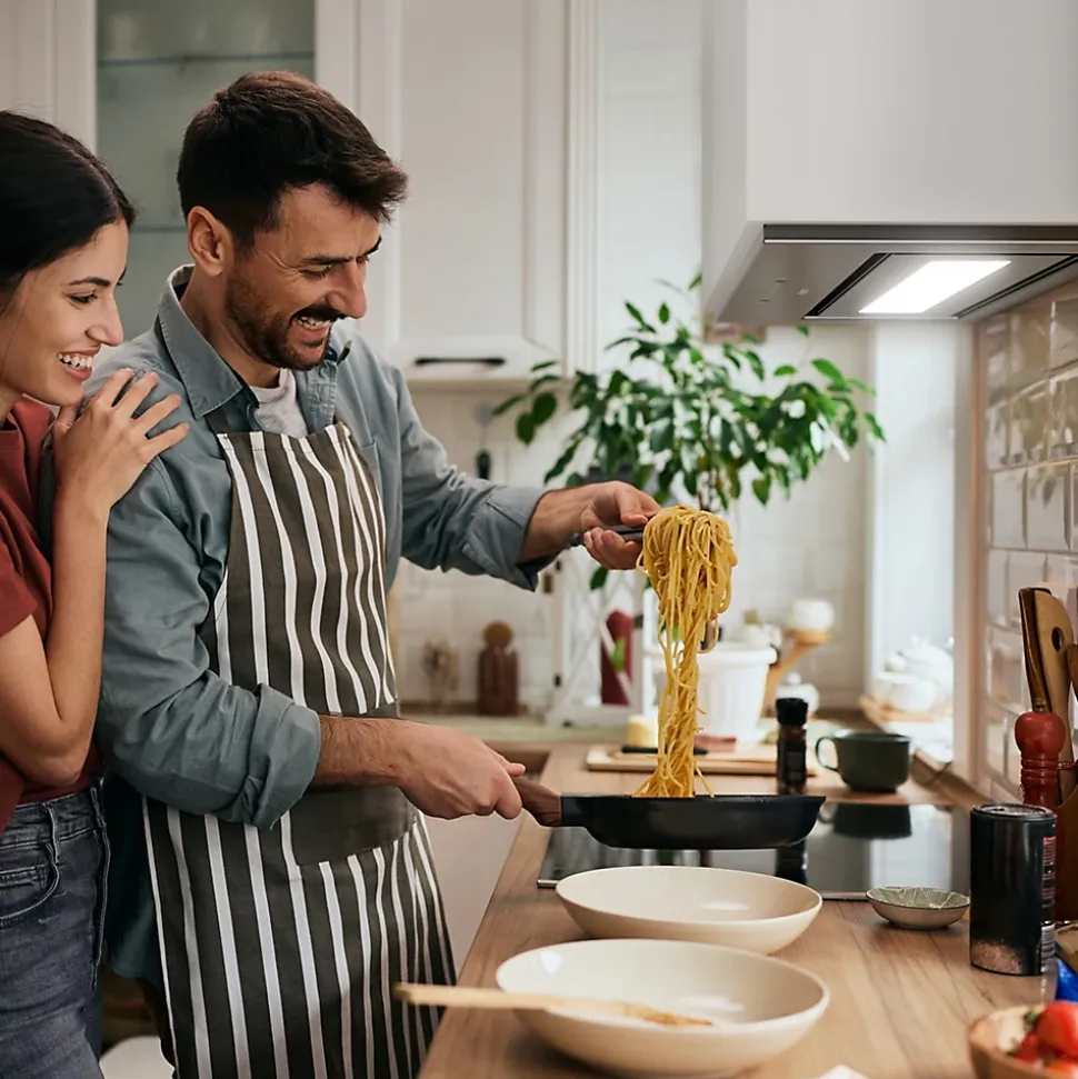 Hotte encastrable 52cm 460m3/h 3 Vitesses groupe filtrant controle tactile ou par geste Ciarra CD5931BK