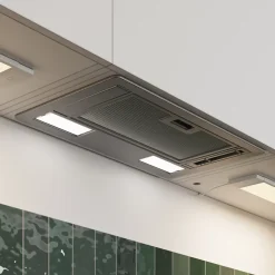 Hotte encastrable Universel l. 54 cm KSG52E Smeg gris métal