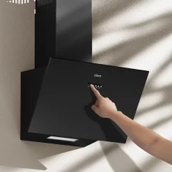 Hotte inclinée 60cm 650m3/h 3 Vitesses évacuation ou recyclage Ciarra CD6762AB