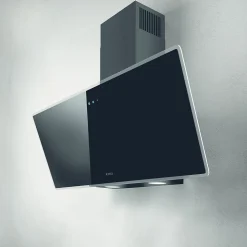 Hotte inclinée en verre noir L. 90 cm Shire Elica