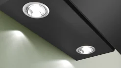 Hotte inclinée en verre noir DWK85DK60 BOSCH