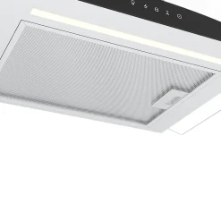 Hotte incurvée en verre inox GoodHome GHCG60LKSS, 60 cm