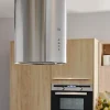 Hotte îlot ronde inox Cooke & Lewis CLROIS30, 35 cm