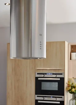 Hotte îlot ronde inox Cooke & Lewis CLROIS30, 35 cm