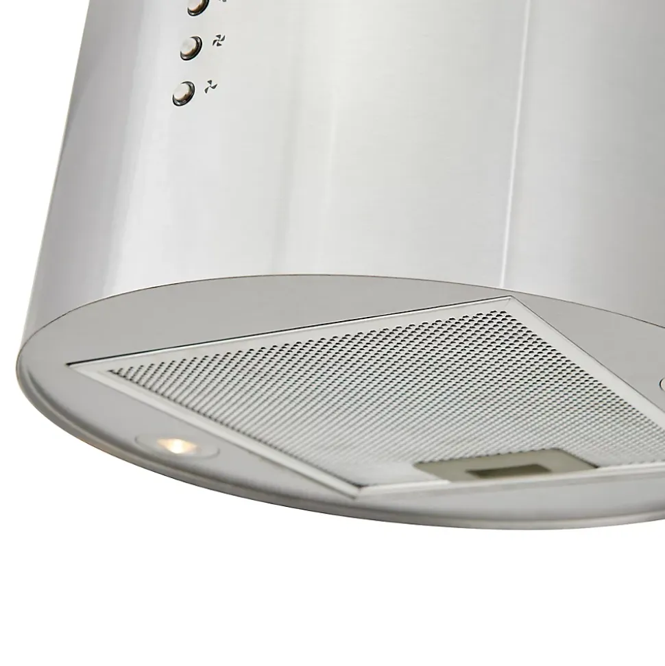 Hotte îlot ronde inox Cooke & Lewis CLROIS30, 35 cm