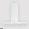 Hotte Murale Aspirante Silencieuse - 90 cm - 608 m3/h - LONATIO - Blanc