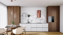 Hotte Murale Aspirante Silencieuse - 39 cm - 570 m3/h - LOBELIO - Vin Cuivre