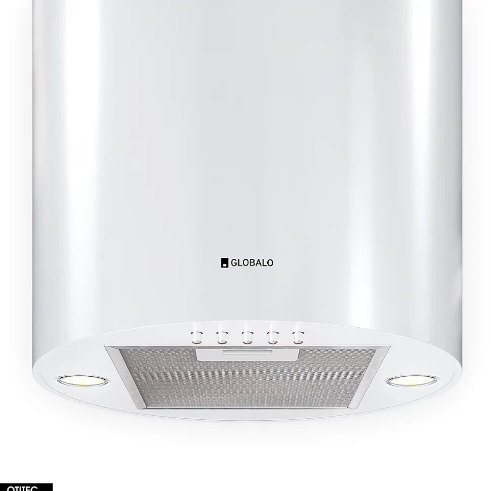 Hotte Murale Aspirante Silencieuse - 39 cm - 570 m3/h - LOBELIO - Blanc