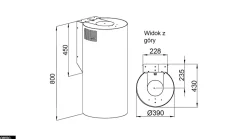 Hotte Murale Aspirante Silencieuse - 39 cm - 570 m3/h - LOBELIO - Inox