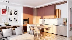 Hotte Murale Aspirante Silencieuse - 39 cm - 660 m3/h - HEWENO - Cuivre Mat