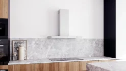 Hotte Murale Aspirante Silencieuse - 60 cm - 596 m3/h - LONATIO - Blanc