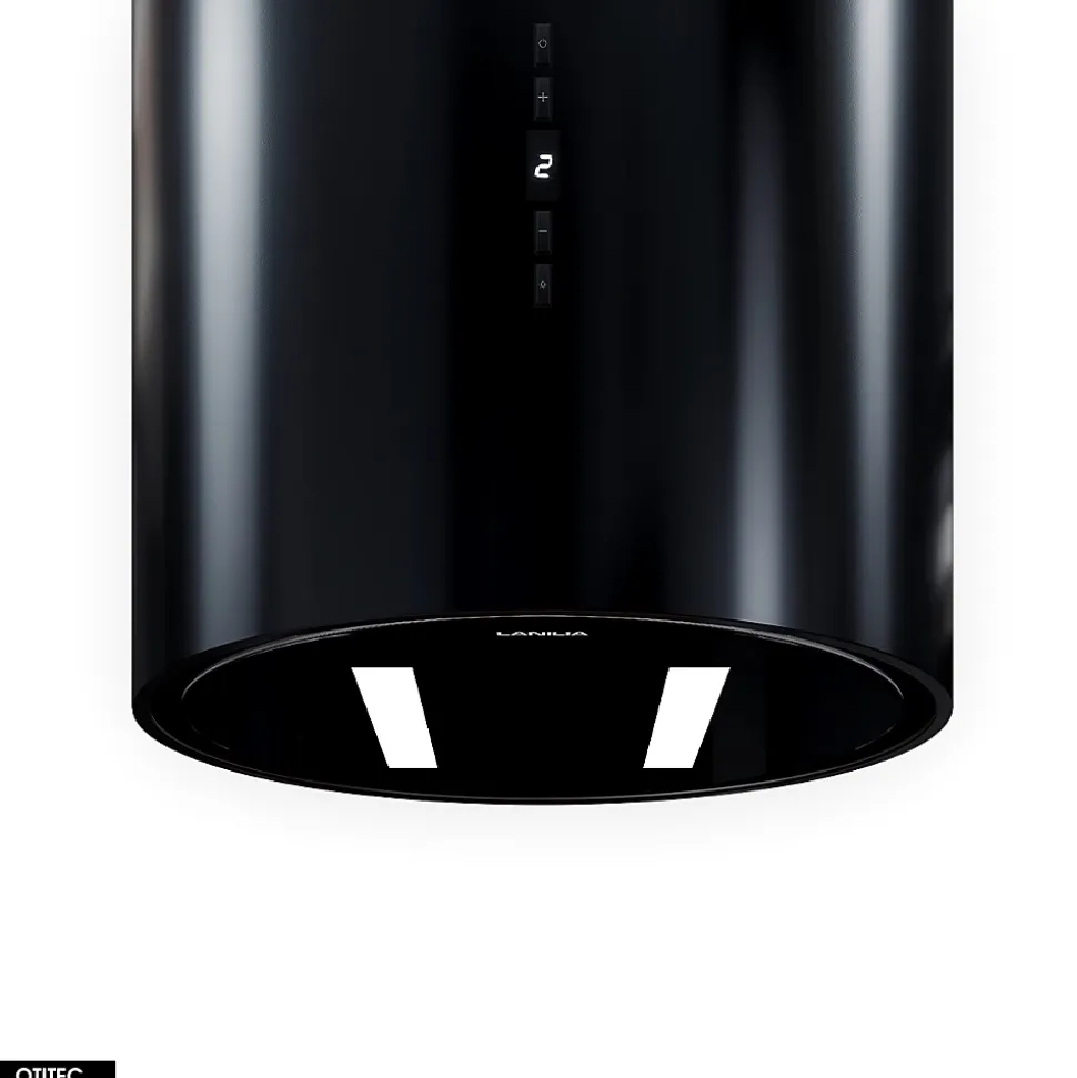 Hotte Murale Aspirante Silencieuse - 39 cm - 715 m3/h - WERENISO - Noir