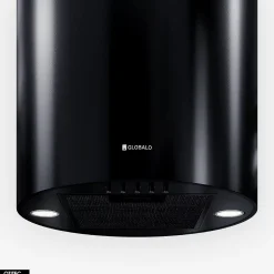 Hotte Murale Aspirante Silencieuse - 39 cm - 570 m3/h - LOBELIO - Noir