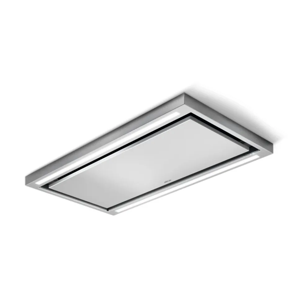 Hotte plafond Elica CLOUD SEVEN inox 90 cm évacuation