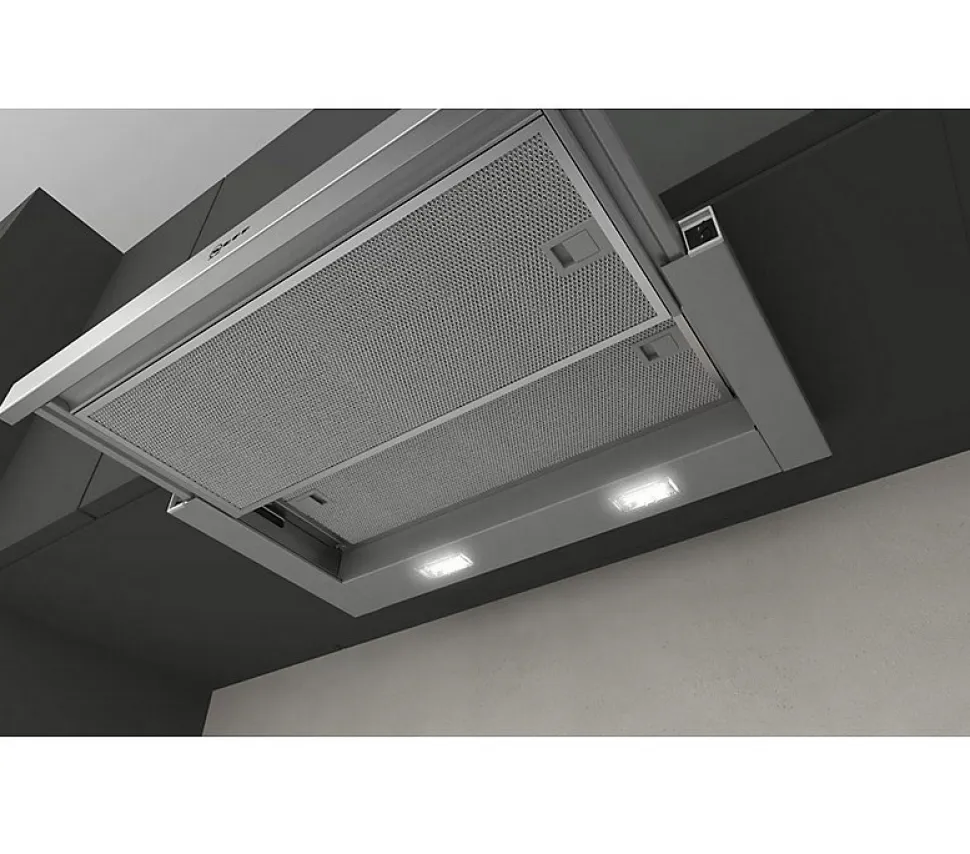 Hotte télescopique 60cm 389m3/h argent métallisé Neff D46BR22X1