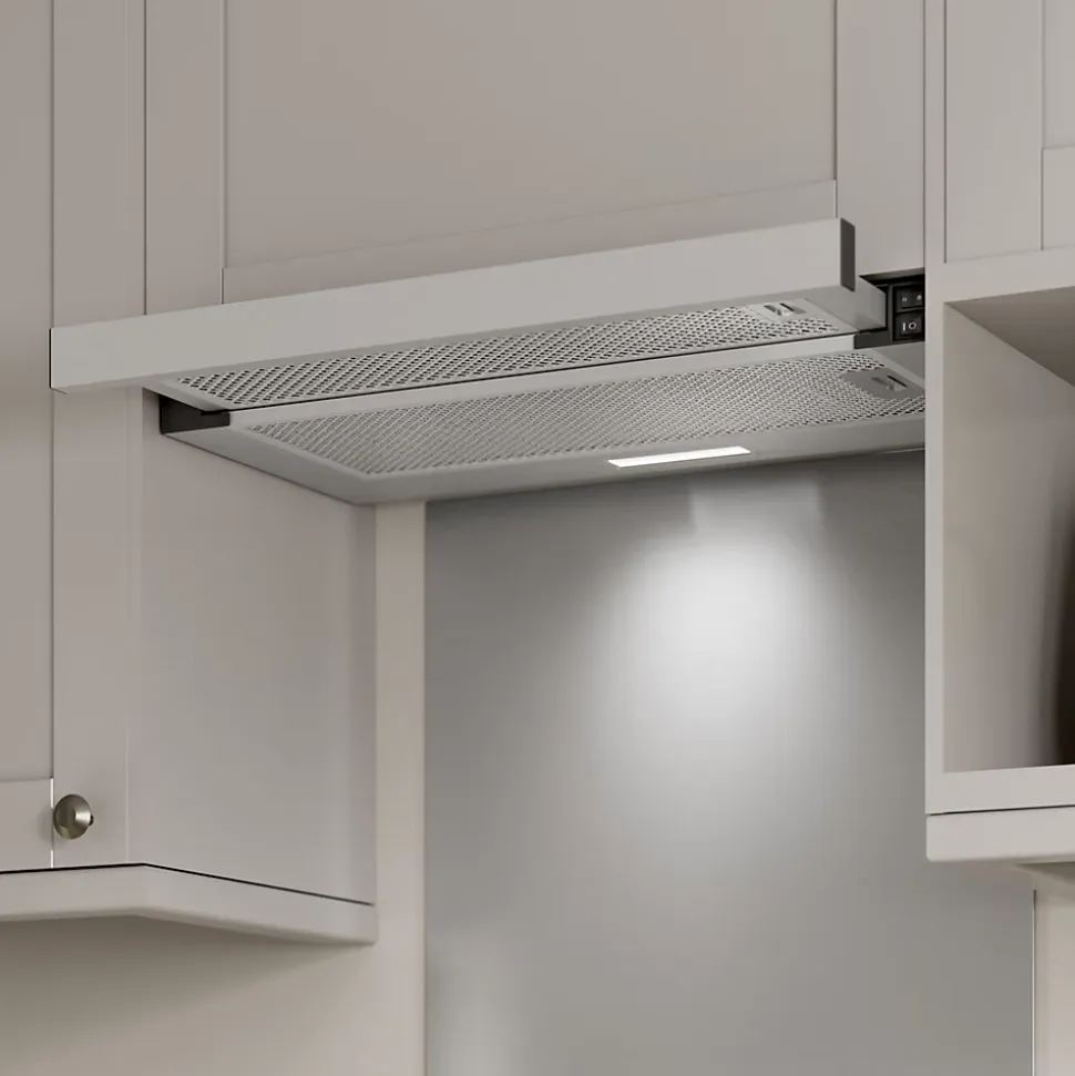 Hotte télescopique encastrable inox l. 60 cm NNTHS60EU