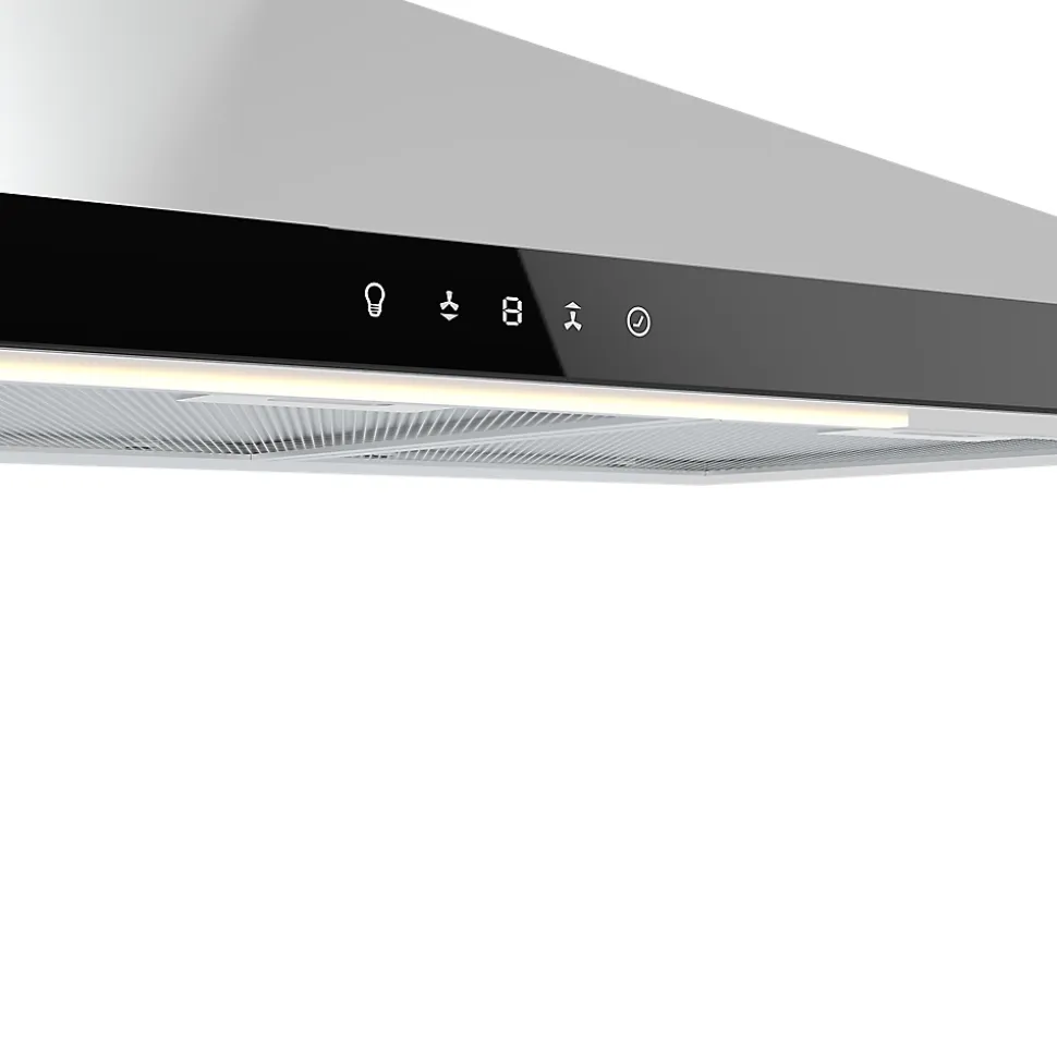 Hotte trapèze Cooke & Lewis GHCH90LKSS 90 cm inox