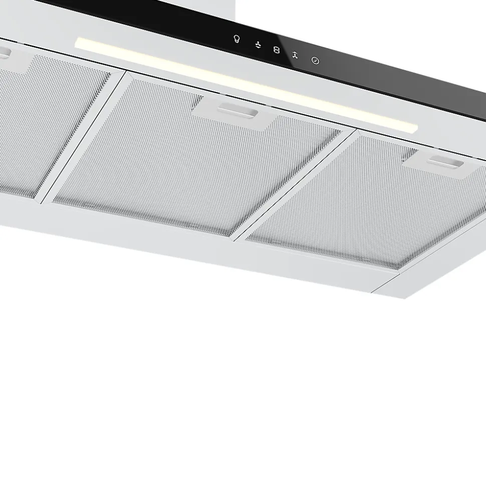 Hotte trapèze Cooke & Lewis GHCH90LKSS 90 cm inox