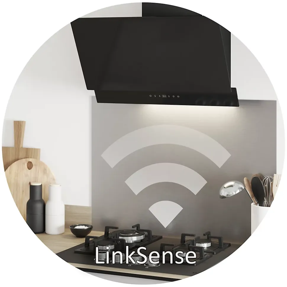 Hotte trapèze Cooke & Lewis GHCH90LKSS 90 cm inox