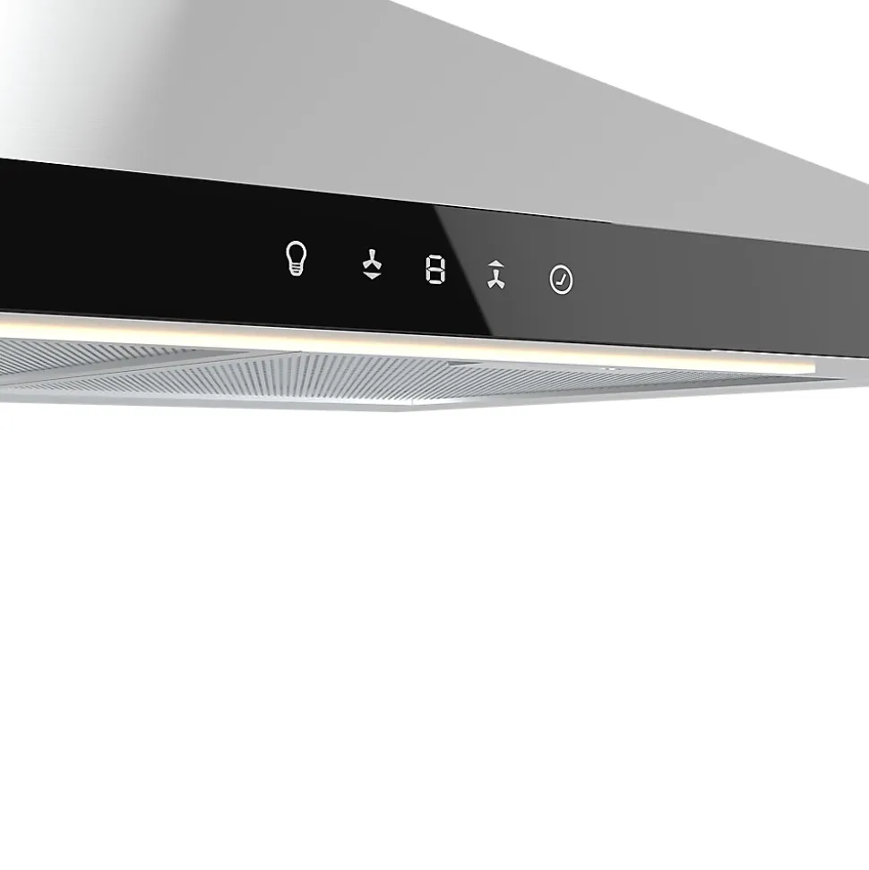 Hotte trapèze inox GoodHome GHCH60LKSS, 60 cm