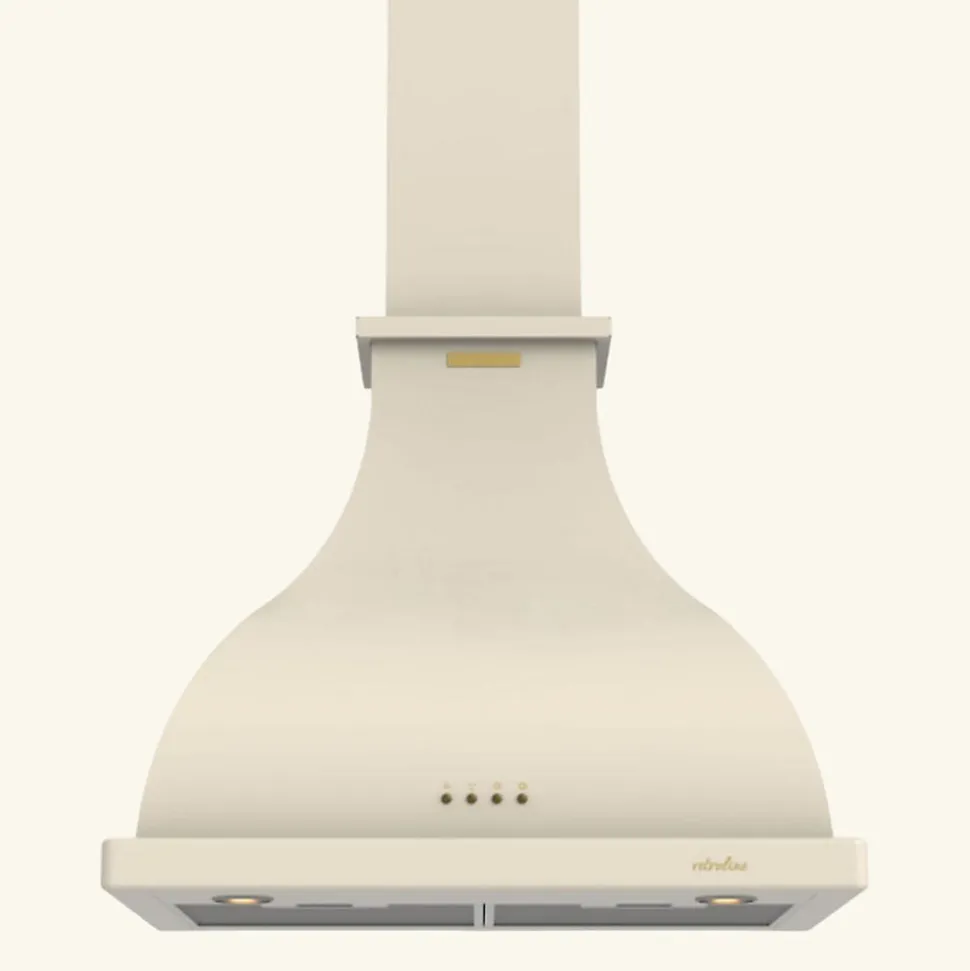 Hotte vintage murale Silverline HORIS beige 60 cm