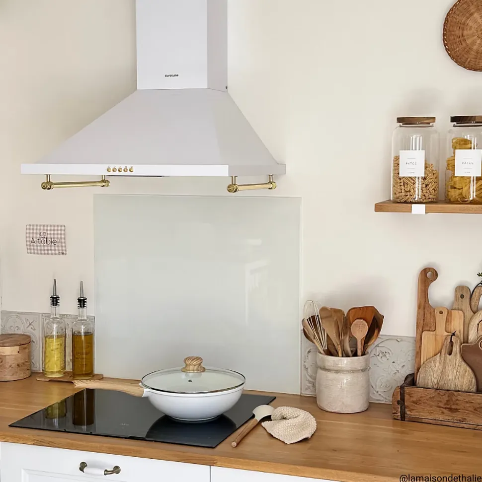 Hotte vintage murale Silverline OSIRIS blanc mat 60 cm