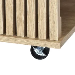 Ilot de cuisine Saulk en bois - Marron