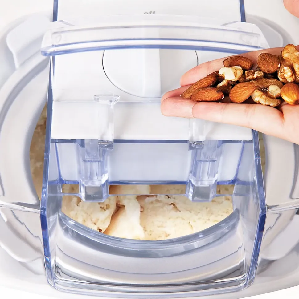 IM540 Sorbetière électrique Capacité de 1,5 litre Cuve en inox Turbine Desserts glaces yaourts glacés faits maison Duronic