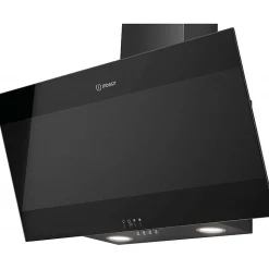 INDESIT Hotte décorative 80 cm 647 m3/h verre noir - IHVP83FLMK