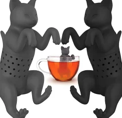 Infuseur à Thé Chat Silicone Réutilisable et Mignon