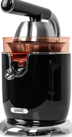 JE605 Presse agrumes 600W Capacité 400 ml Filtre réglable pour la pulpe Jus oranges citrons fruits agrume frais maison Duronic