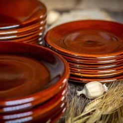 KADAX Assiette à dessert 19 cm pour gâteau, grès, 2 pcs