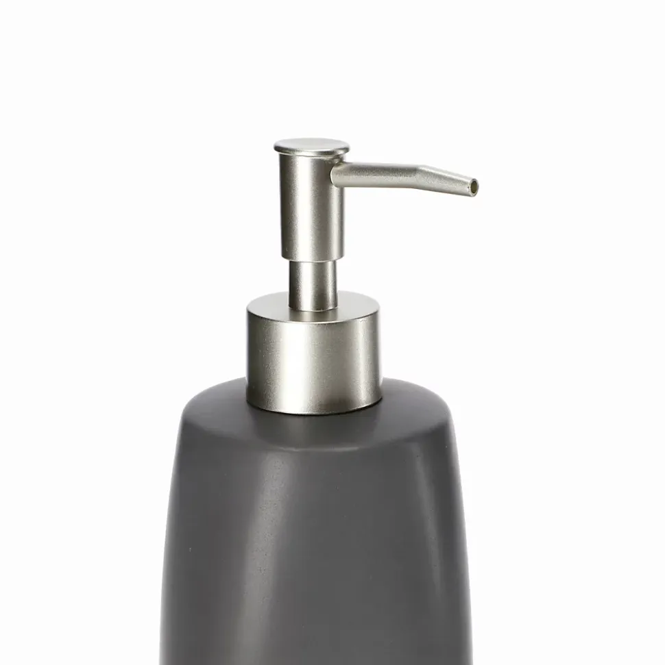 KADAX Distributeur de Savon Gel Liquide gris 2 x 400 ml